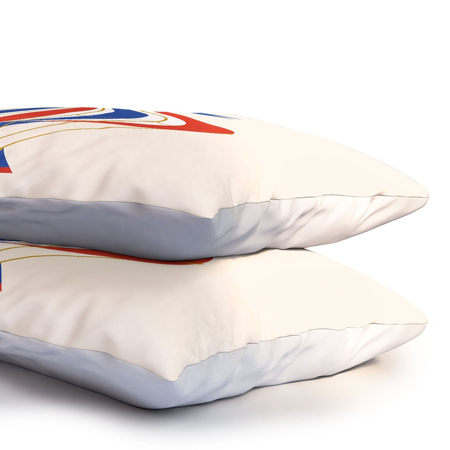 Intemporalis Vintage Hot Air Balloon Blue Pillow Shams