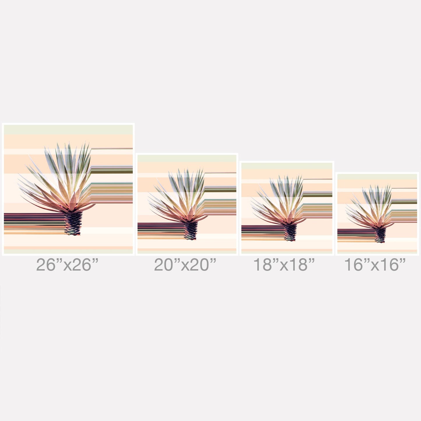 Iveta Abolina Agave Stripe Outdoor Throw Pillow
