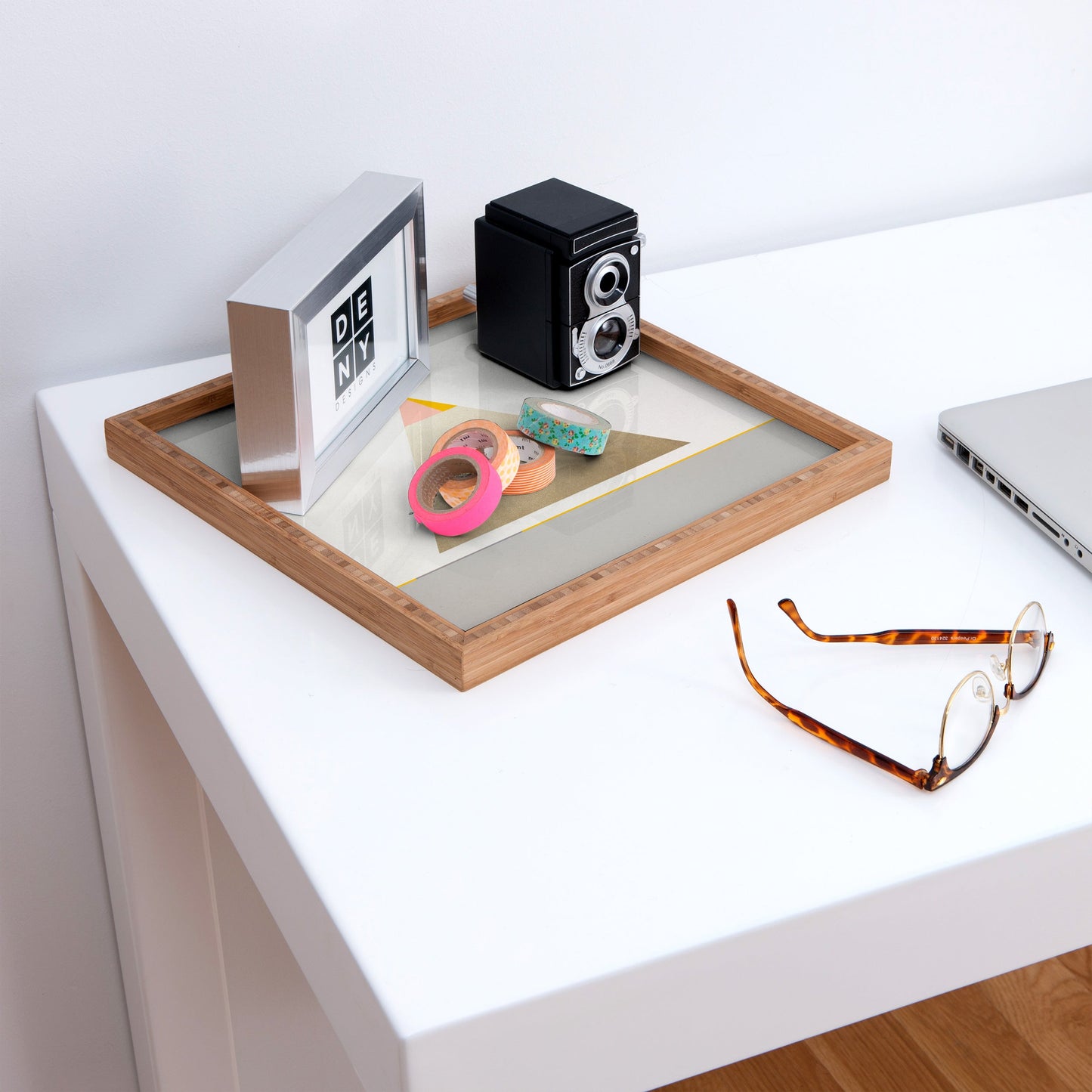 Iveta Abolina Bloc de couleur IV Square Tray