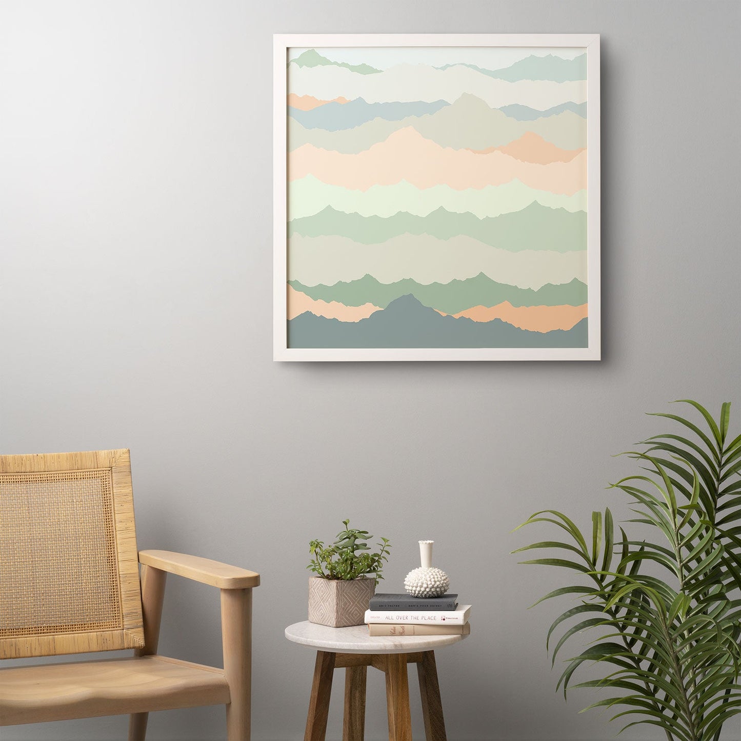 Iveta Abolina Desert Sage Dunes Framed Wall Art