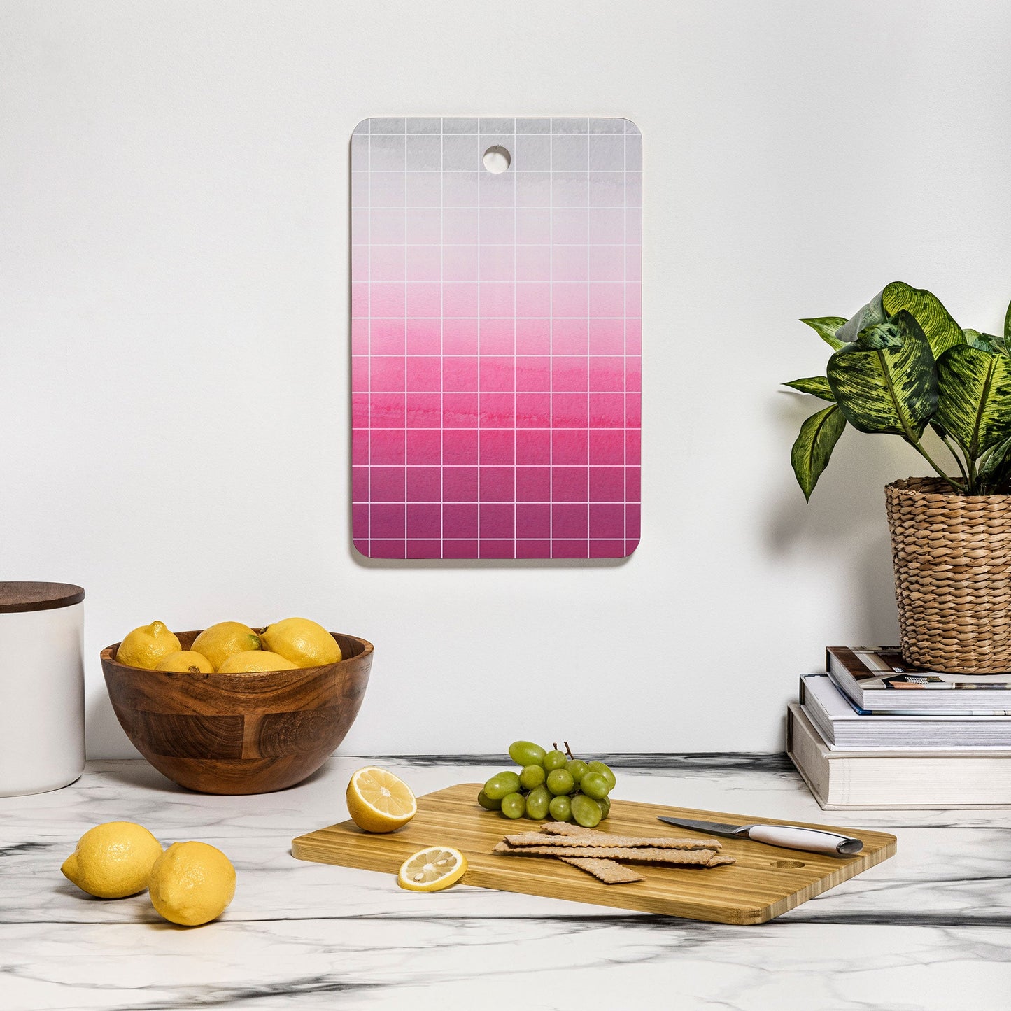Iveta Abolina Raspberry Juice Cutting Board Rectangle