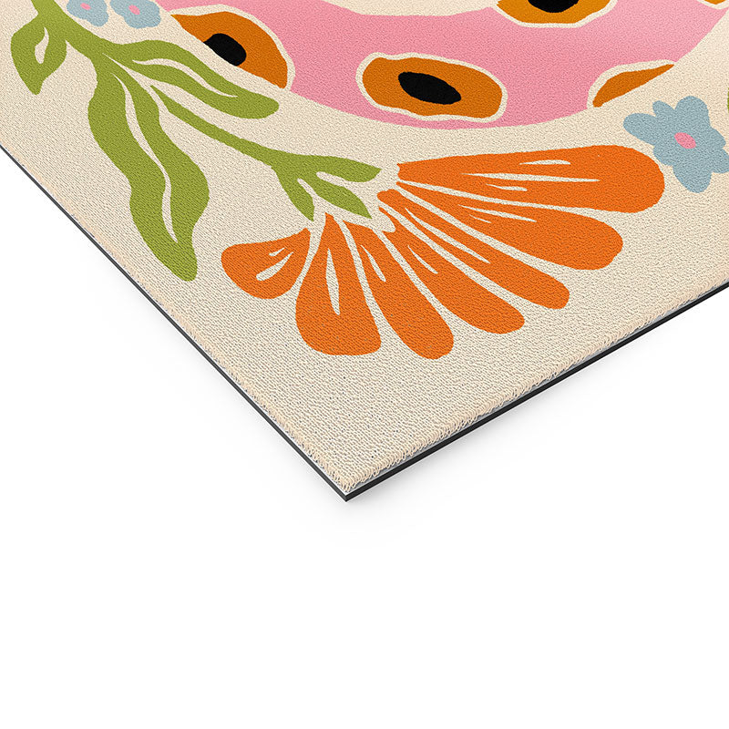 Jaclyn Caris Snake in the Garden Welcome Mat