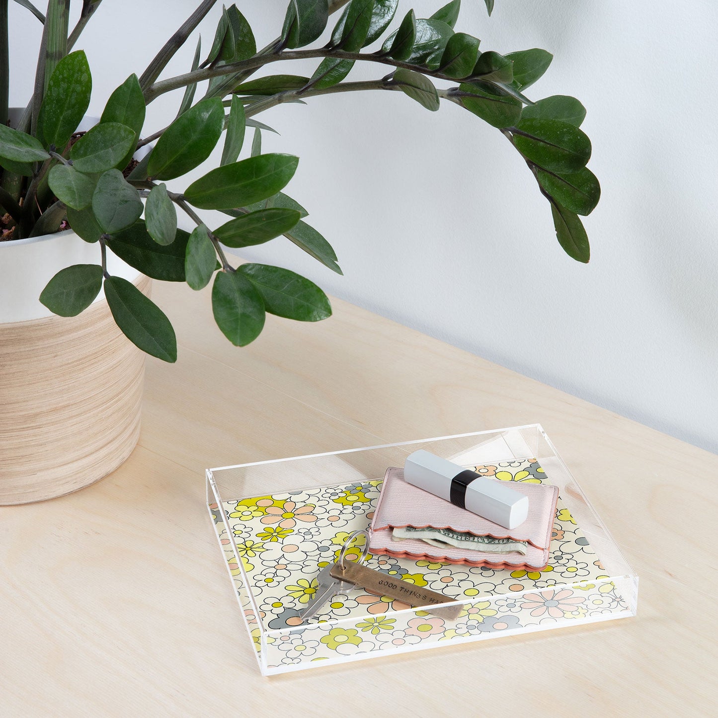 Jenean Morrison Happy Together in Yellow Acrylic Tray