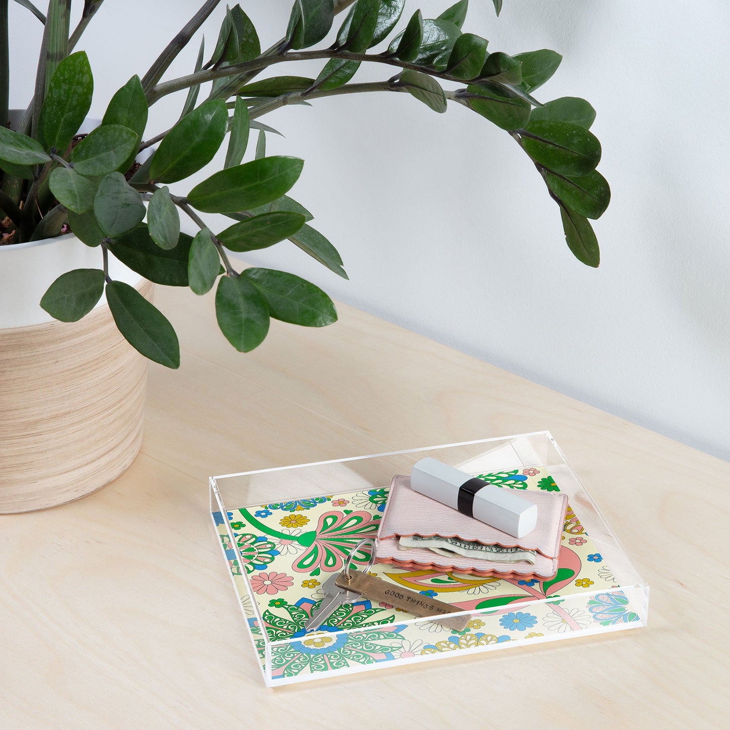 Jenean Morrison Perennial Garden Acrylic Tray