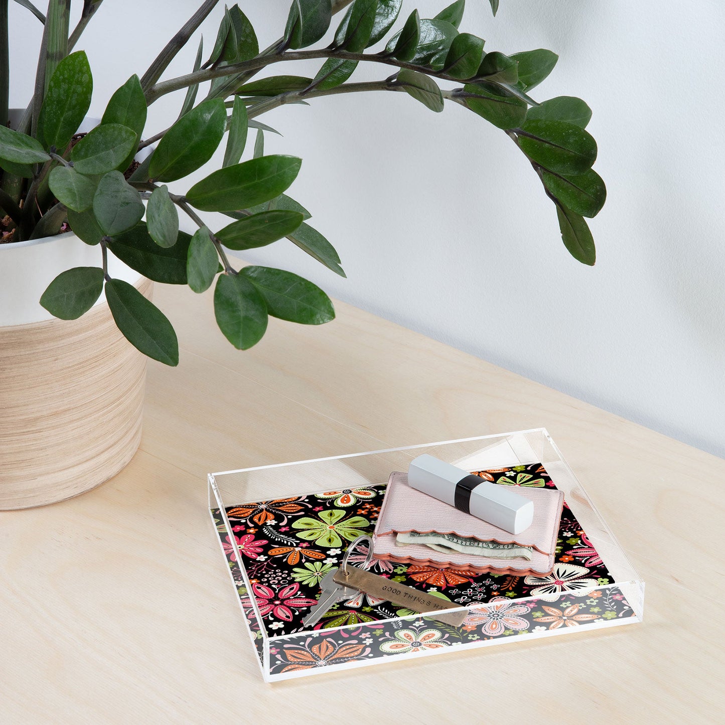 Jenean Morrison Petal Pop in Pink Acrylic Tray