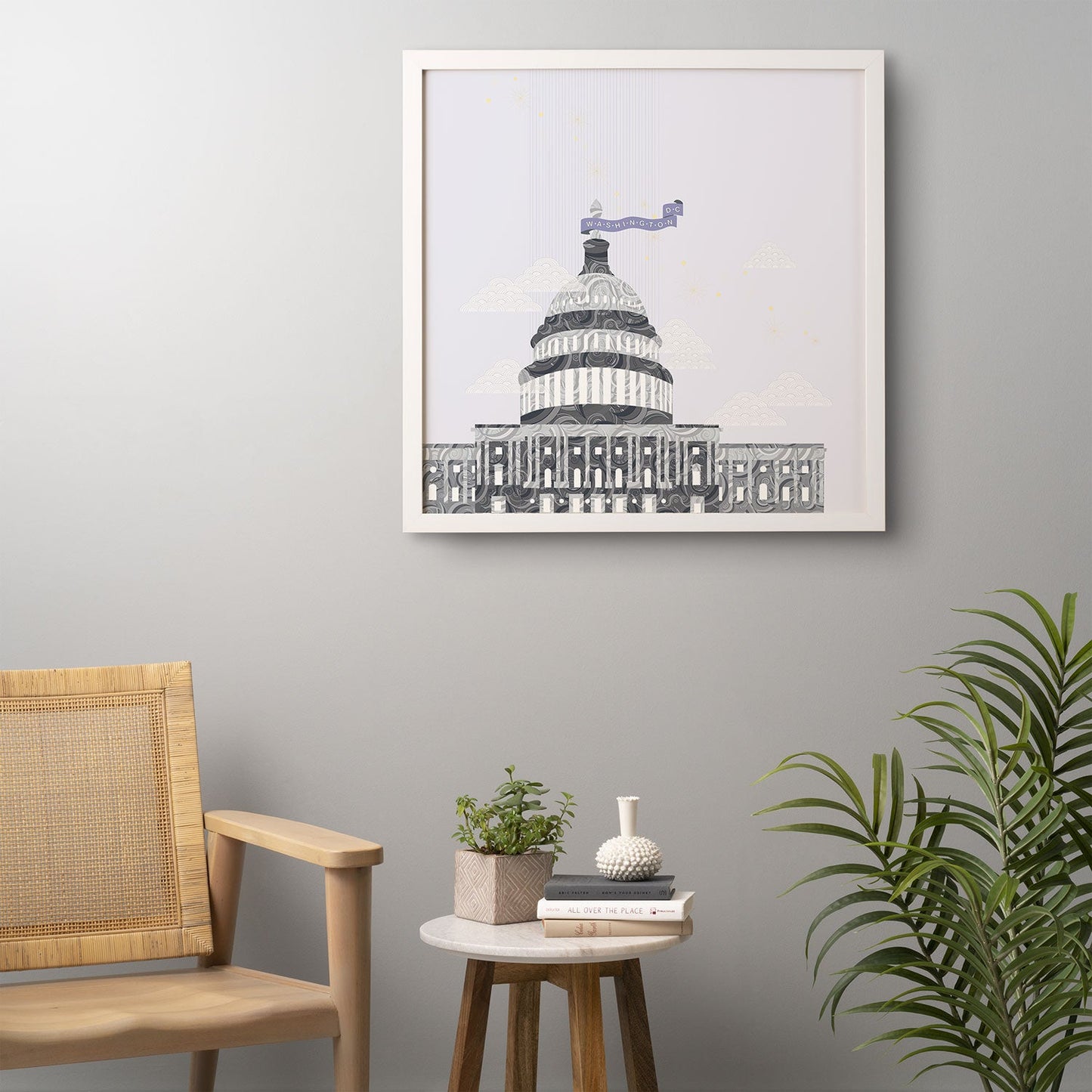 Jennifer Hill Washington DC Capitol Building Framed Wall Art