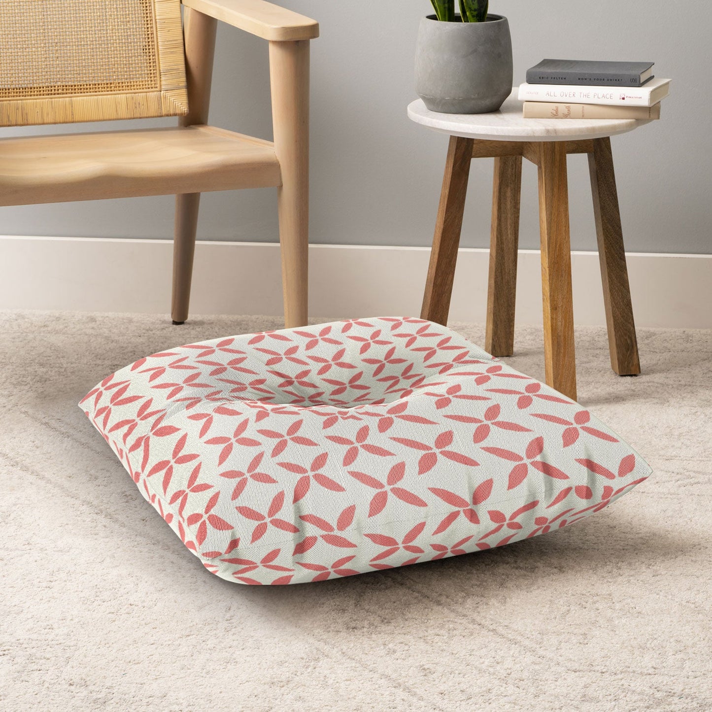 Joy Laforme Folklore Stars Floor Pillow Square