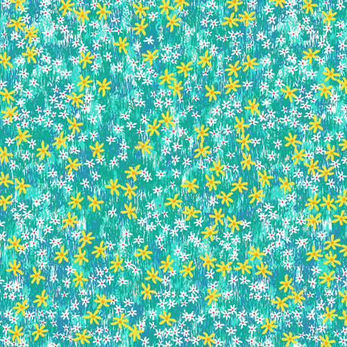 Joy Laforme Wild Daisies Shower Curtain