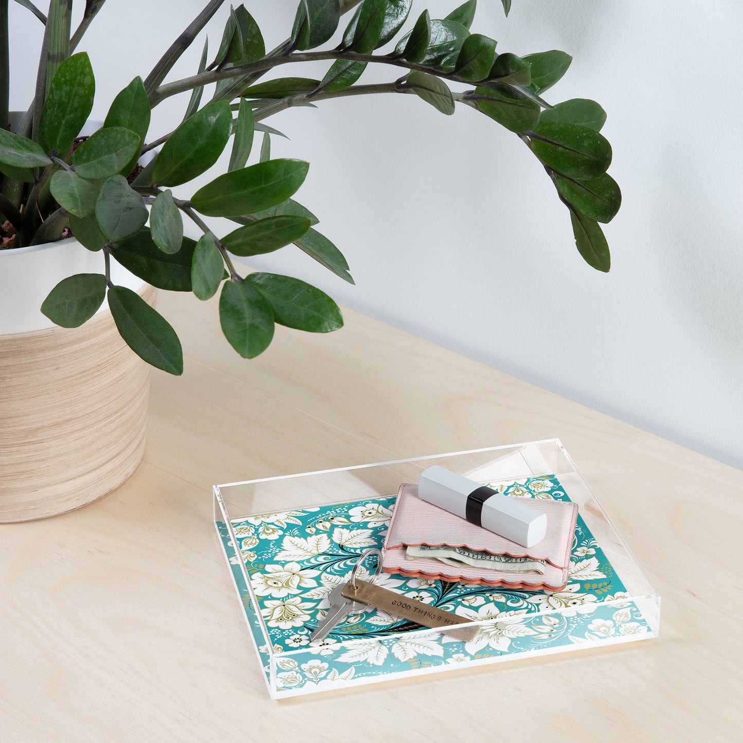 Juliana Curi Classic Turquoise Acrylic Tray