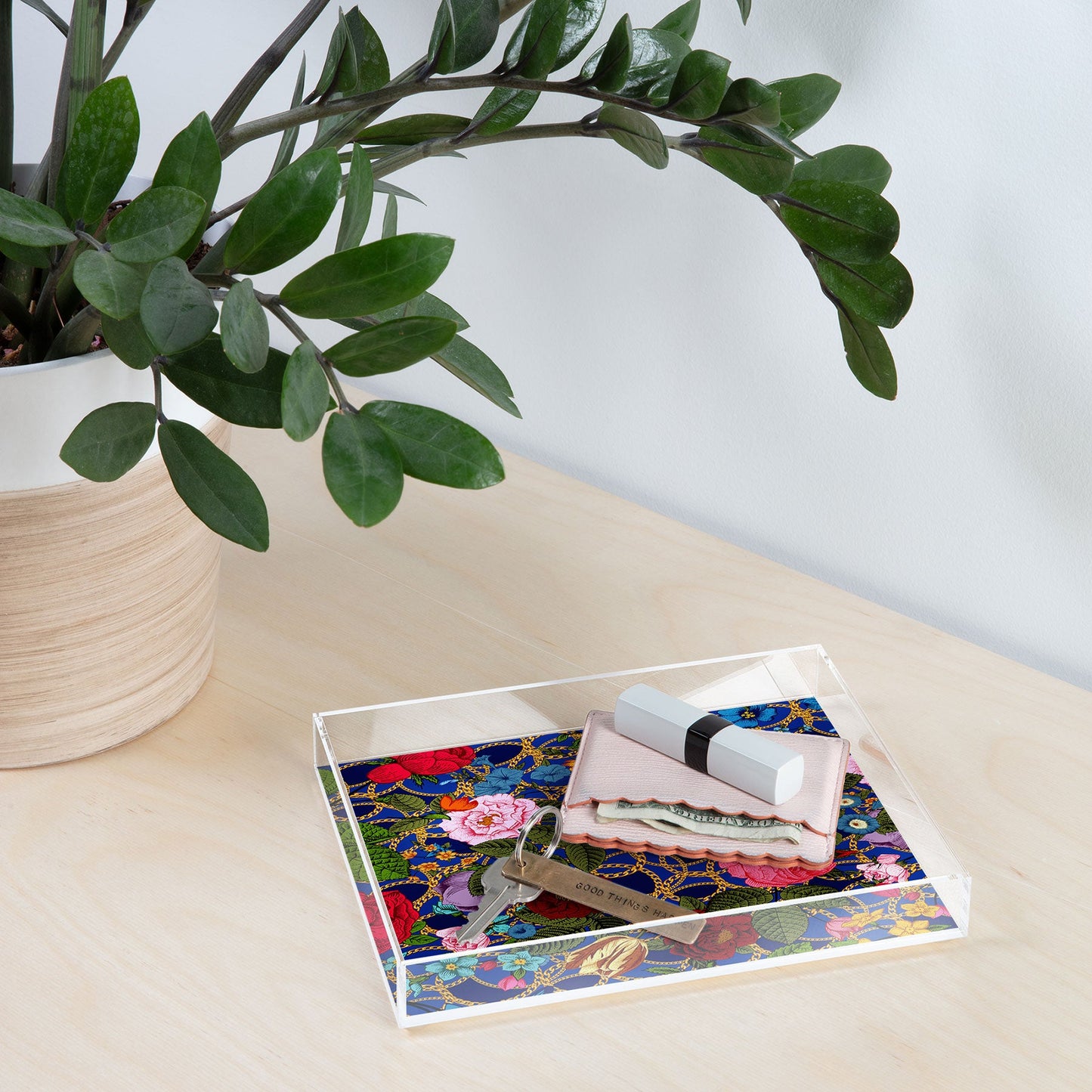 Juliana Curi Luxury Blue Acrylic Tray