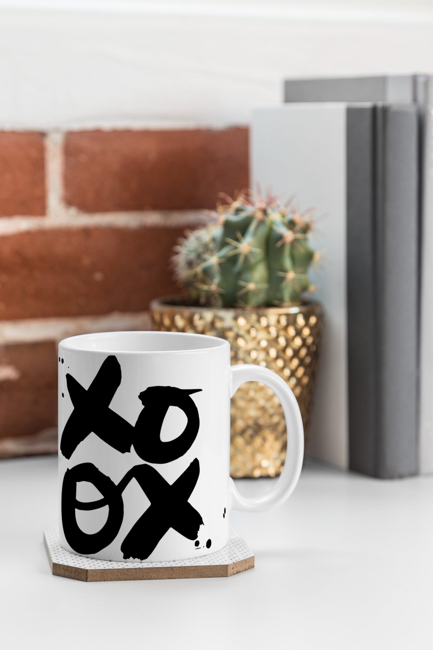 Kal Barteski XOXO bw Coffee Mug