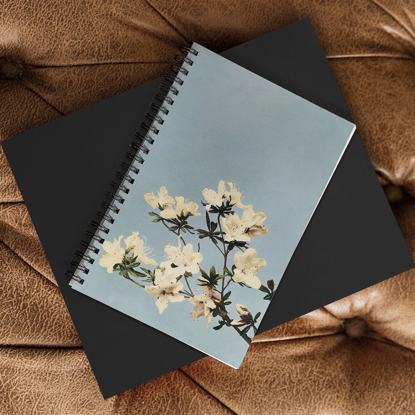 kazegami Japanese Azaleas Spiral Notebook