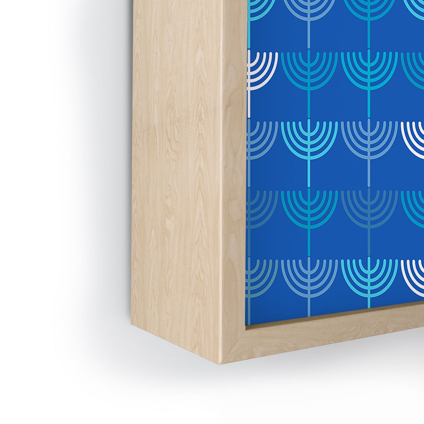 Kierkegaard Design Studio Hanukkah Chanukah Menorah Framed Mini Art Print