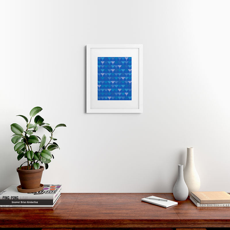 Kierkegaard Design Studio Hanukkah Chanukah Menorah Framed Art Print