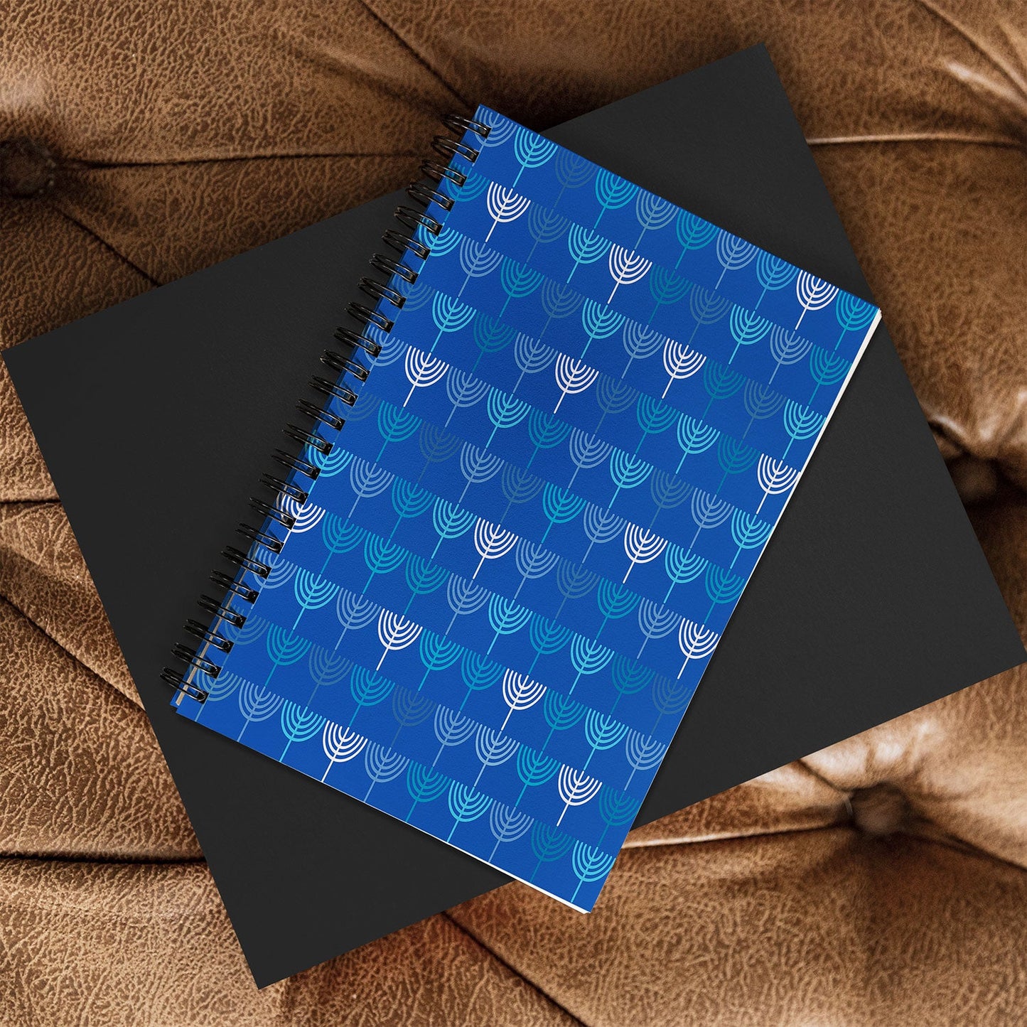 Kierkegaard Design Studio Hanukkah Chanukah Menorah Spiral Notebook