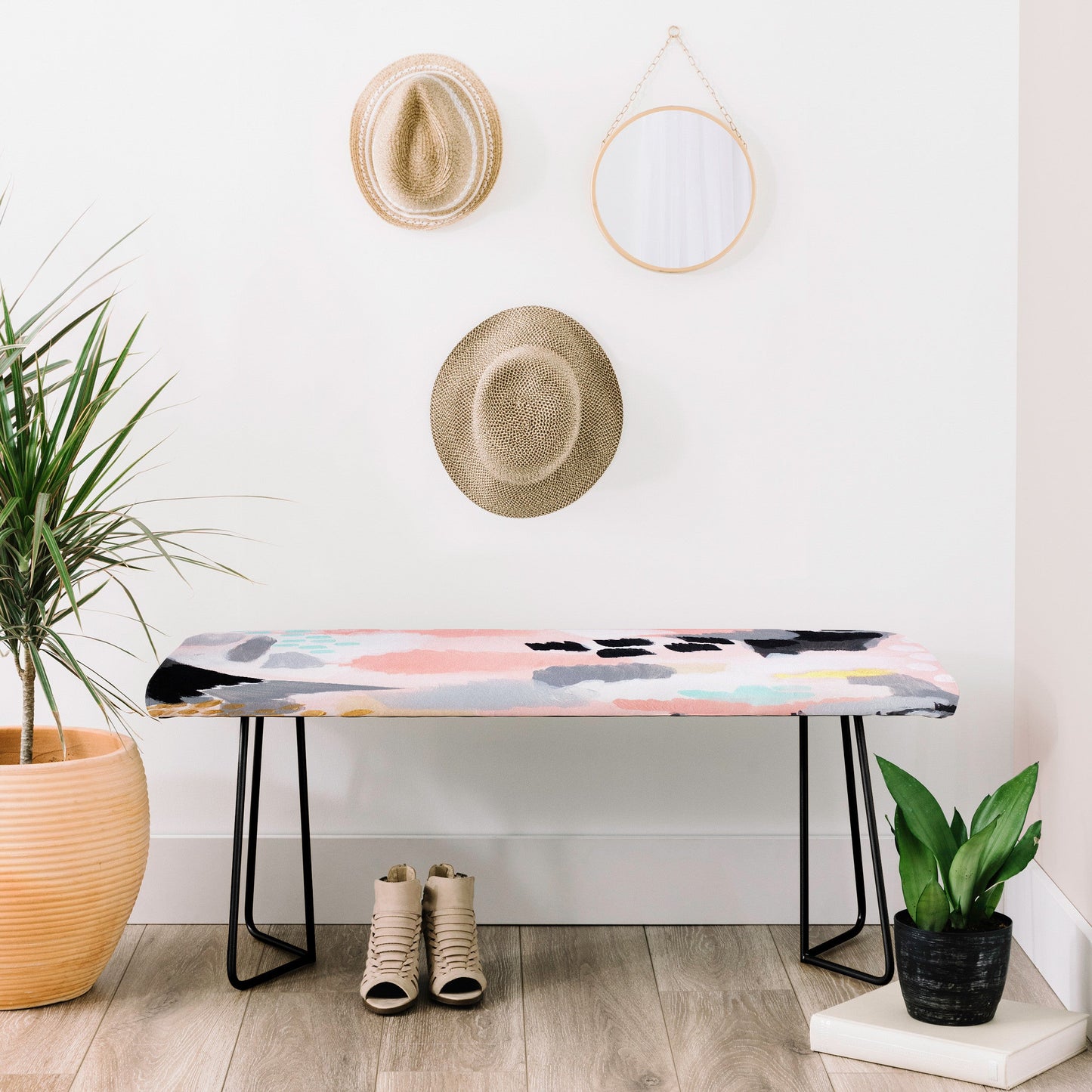 Laura Fedorowicz Serenity Abstract Bench
