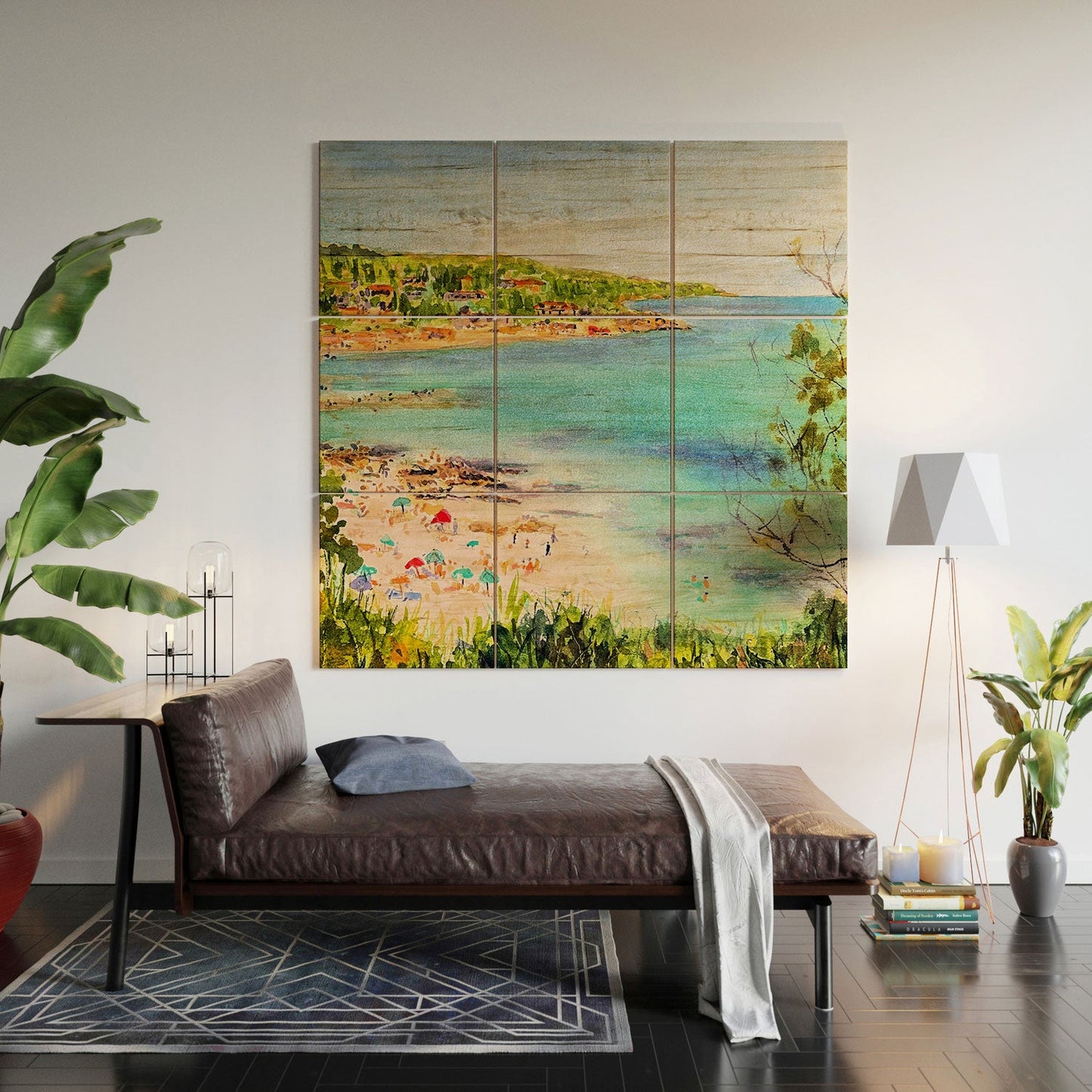 Laura Trevey South of France Wood Wall Mural