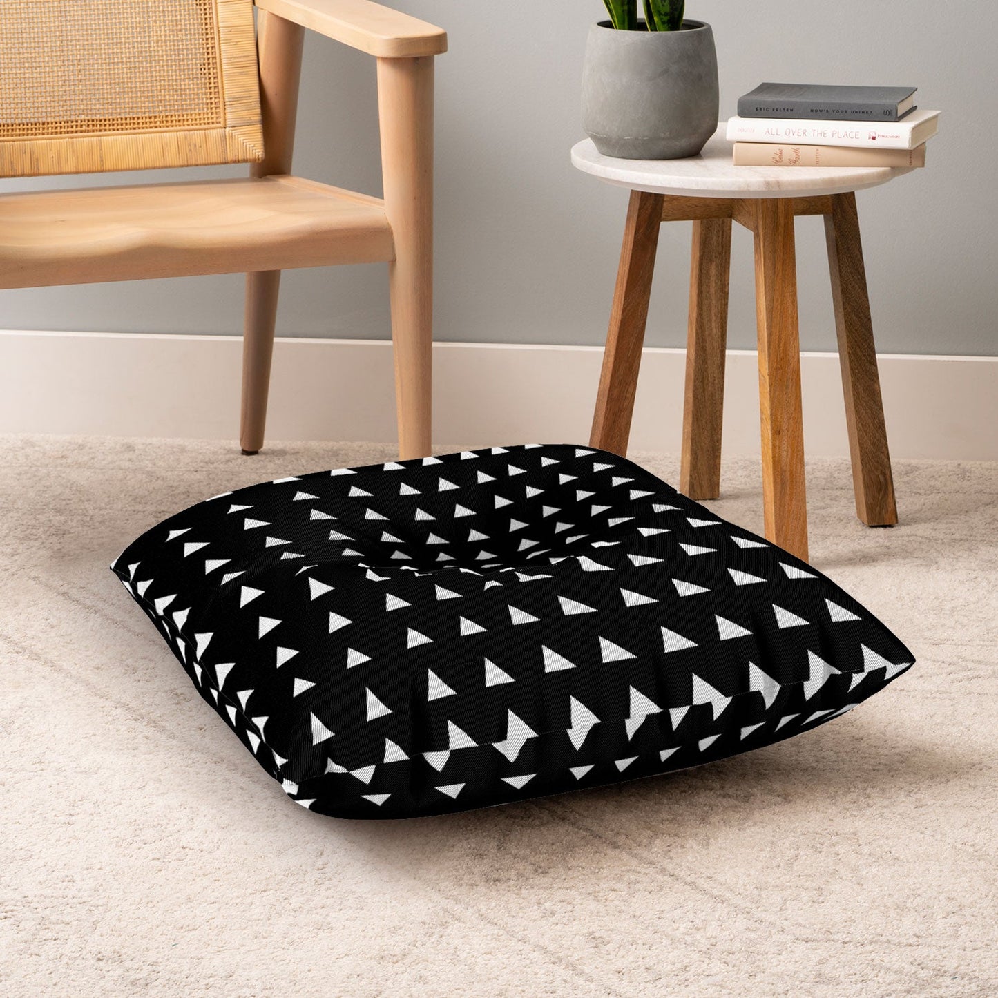 Leah Flores Classic Confetti Floor Pillow Square