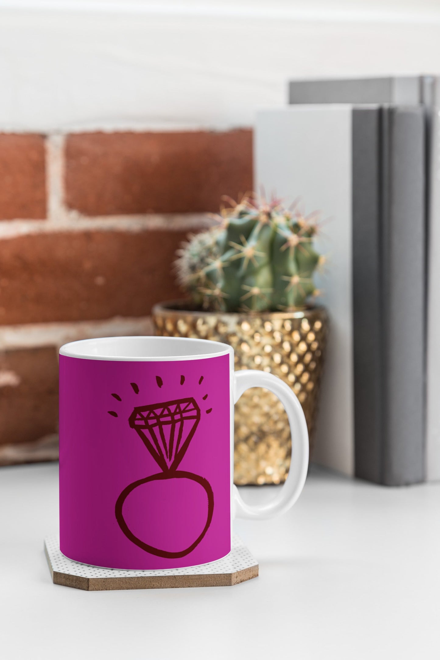 Leah Flores Diamond Bling Coffee Mug