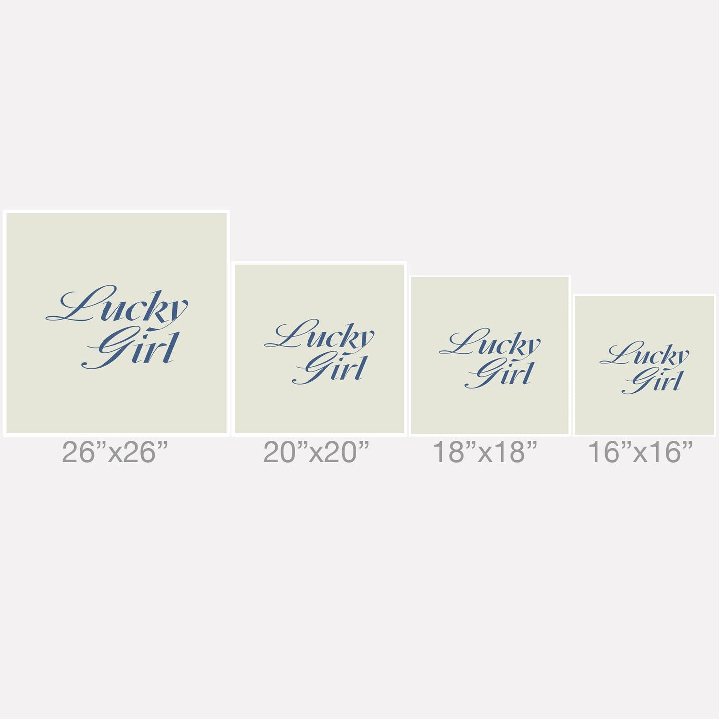 les muses lucky girl Throw Pillow