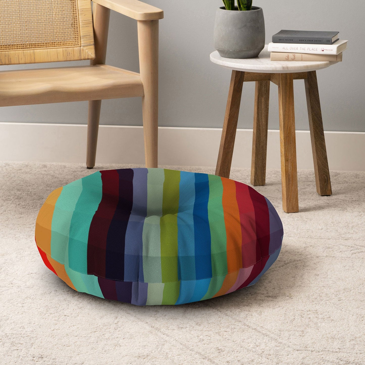 Madart Inc. City Colors Floor Pillow Round