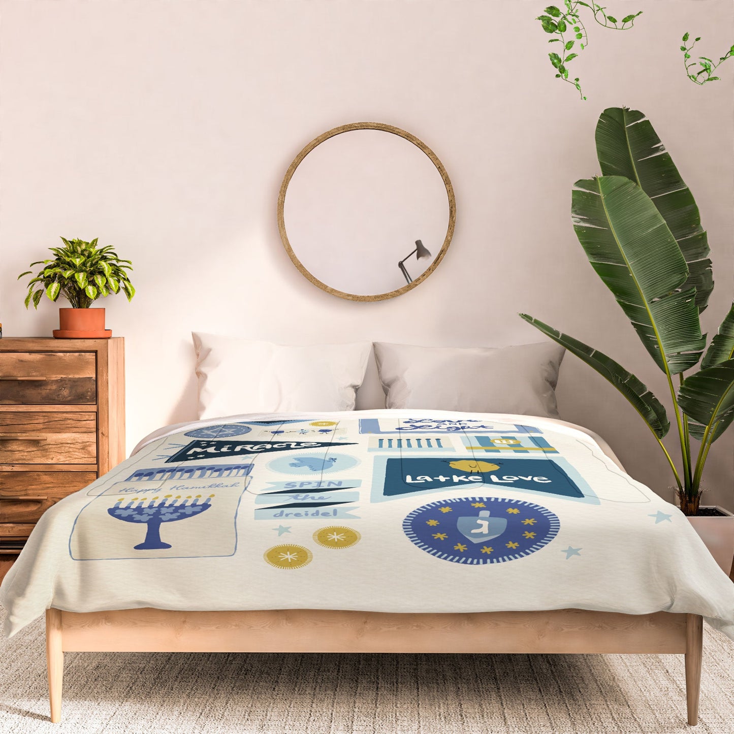 Marni Hanukkah Banners Signs and Pennants Comforter