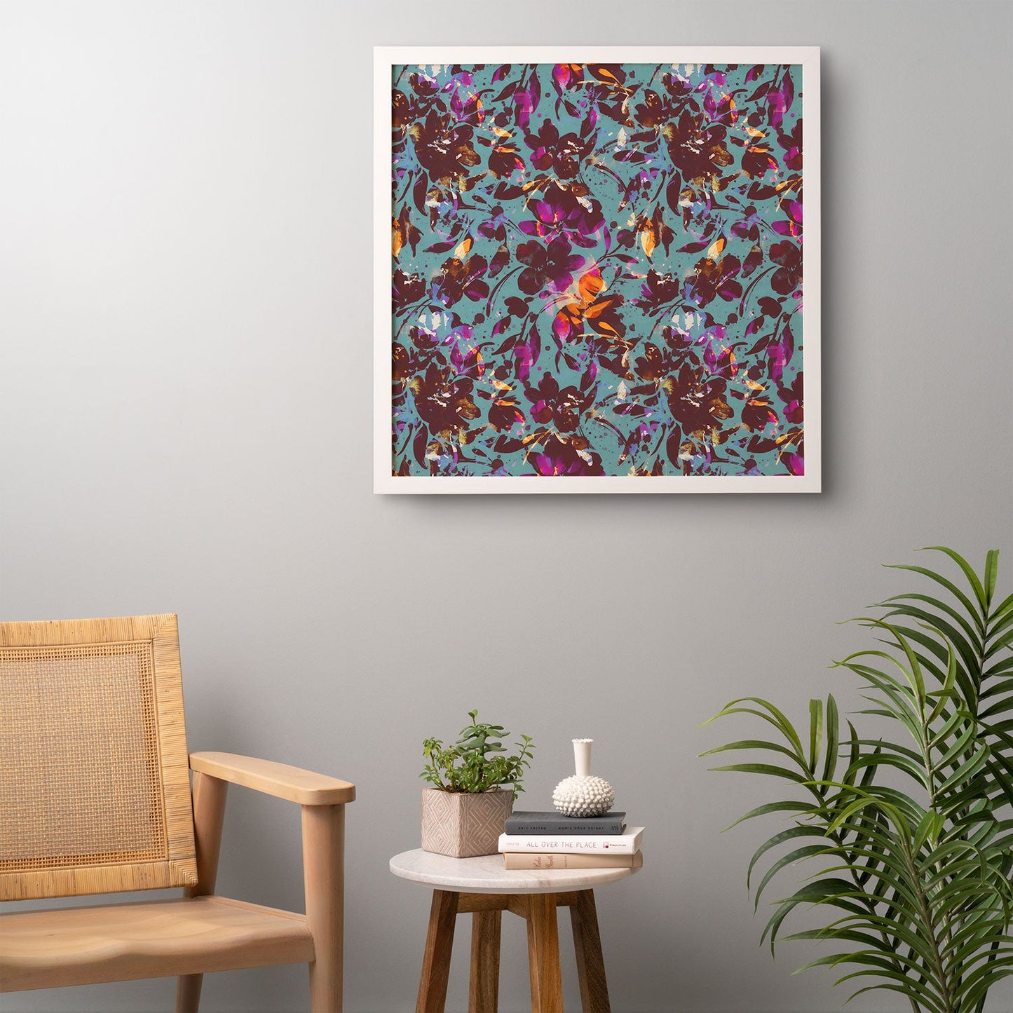 Marta Barragan Camarasa Bold Floral Expression Framed Wall Art