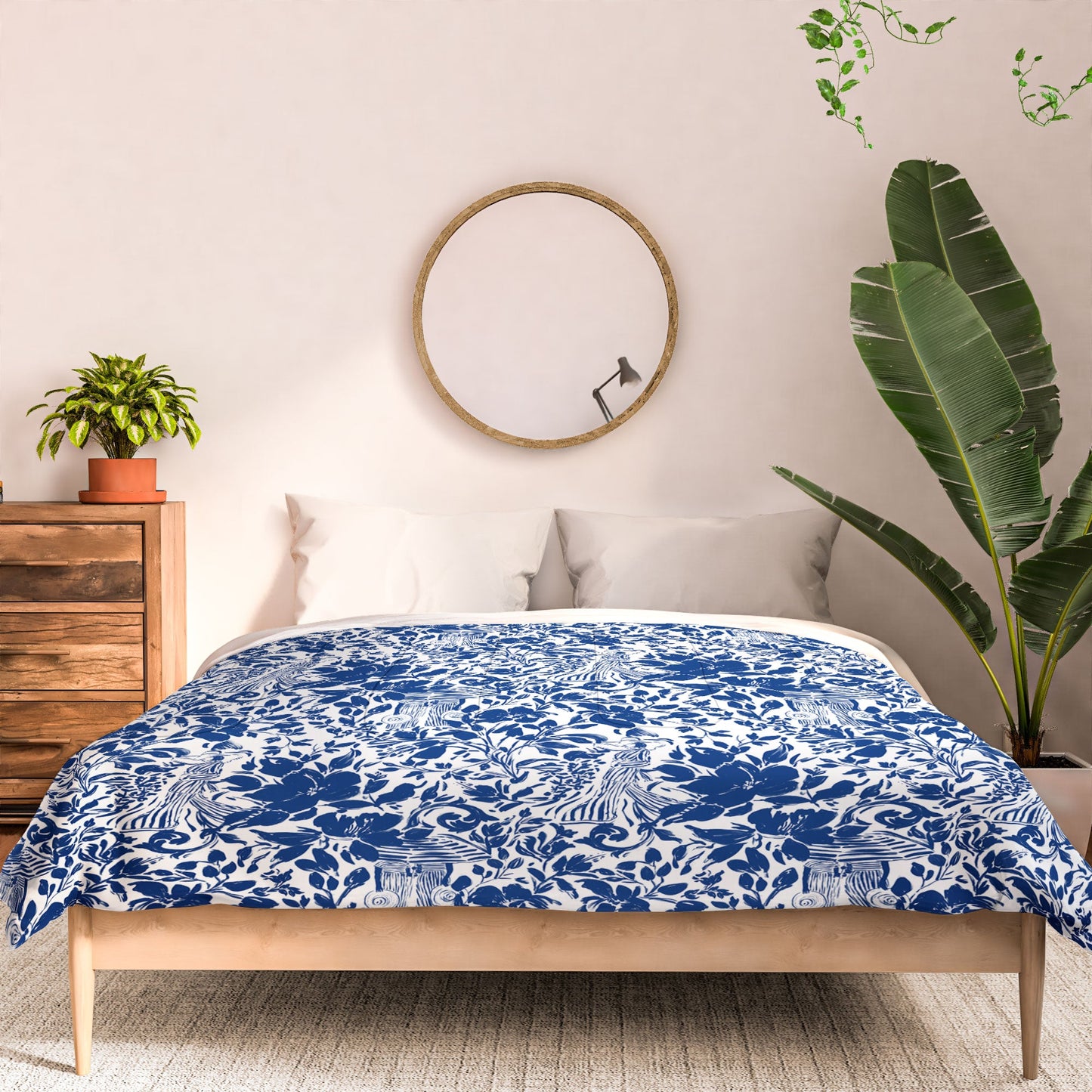Marta Barragan Camarasa Chic Garden Walk Comforter