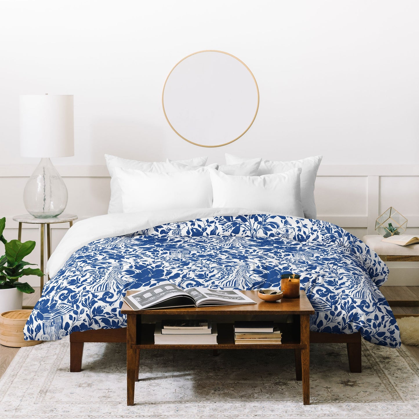 Marta Barragan Camarasa Chic Garden Walk Duvet Cover