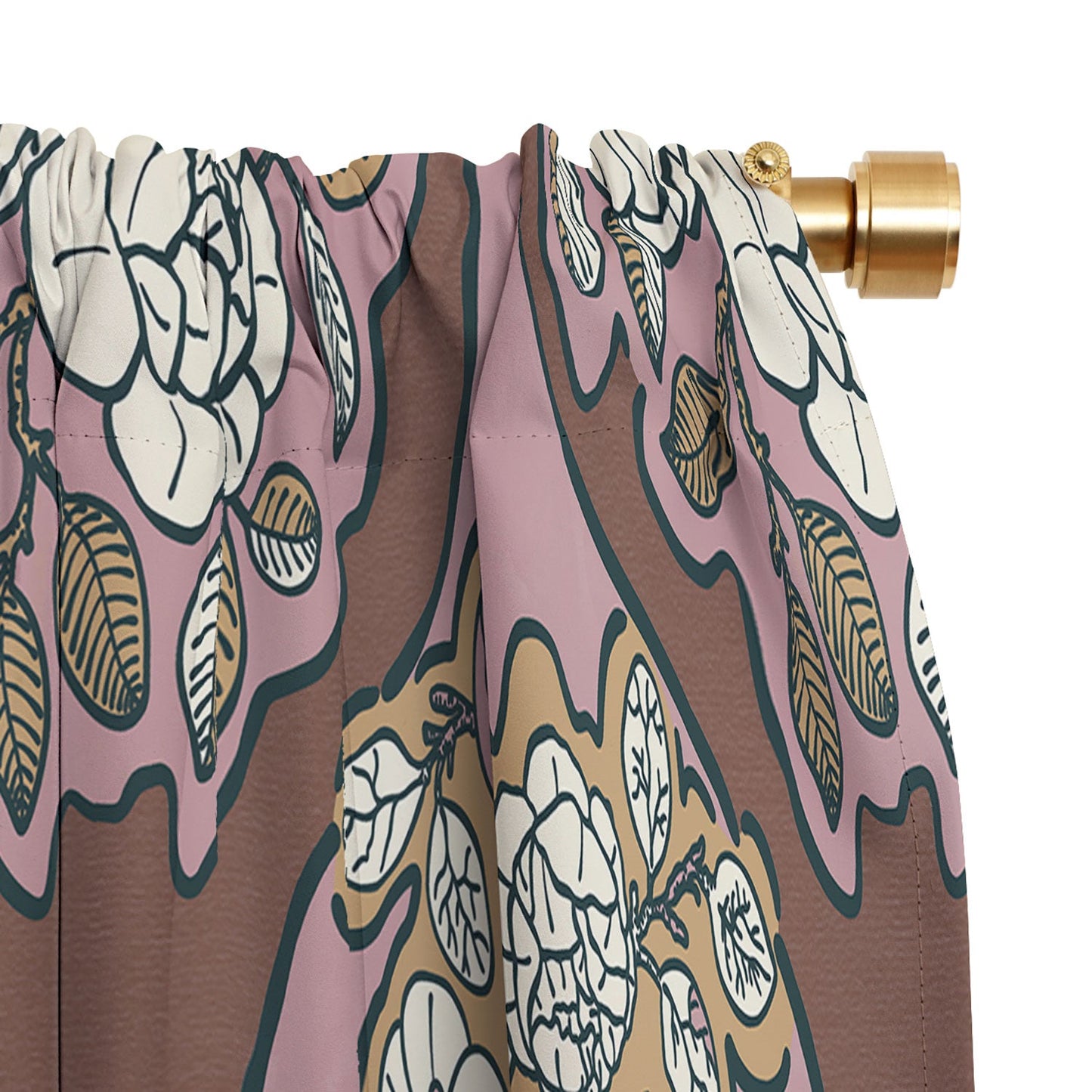 Marta Barragan Camarasa Classic Floral Arrangement Blackout Window Curtain