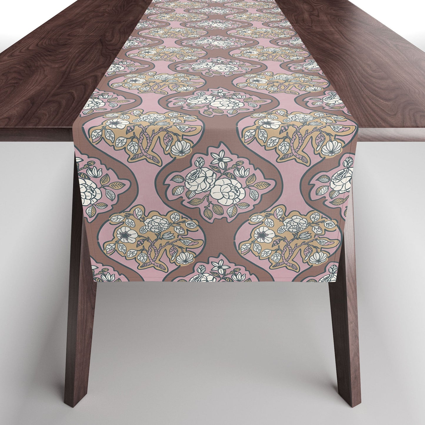 Marta Barragan Camarasa Classic Floral Arrangement Table Runner