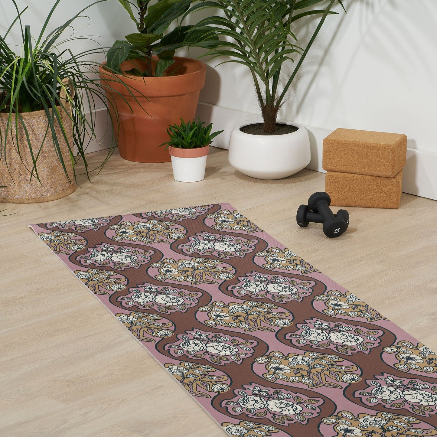 Marta Barragan Camarasa Classic Floral Arrangement Yoga Mat