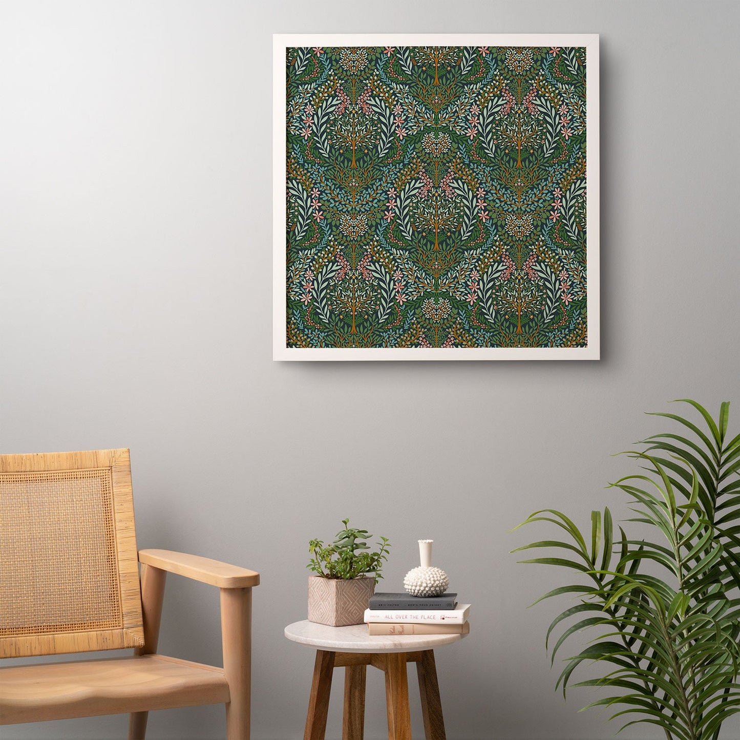 Marta Barragan Camarasa Enchanted Woodland Oasis Framed Wall Art