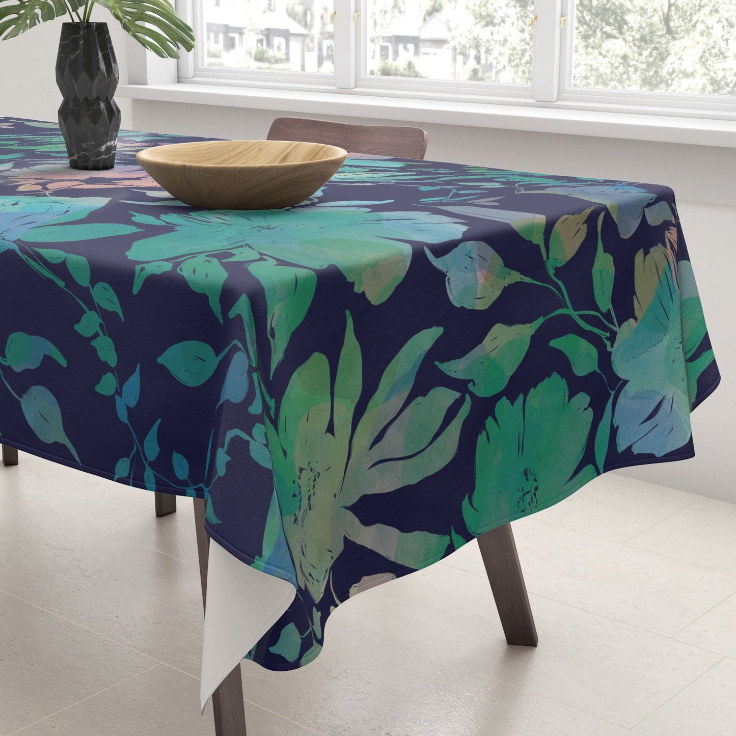 Marta Barragan Camarasa Lush Evening Botanicals Tablecloth