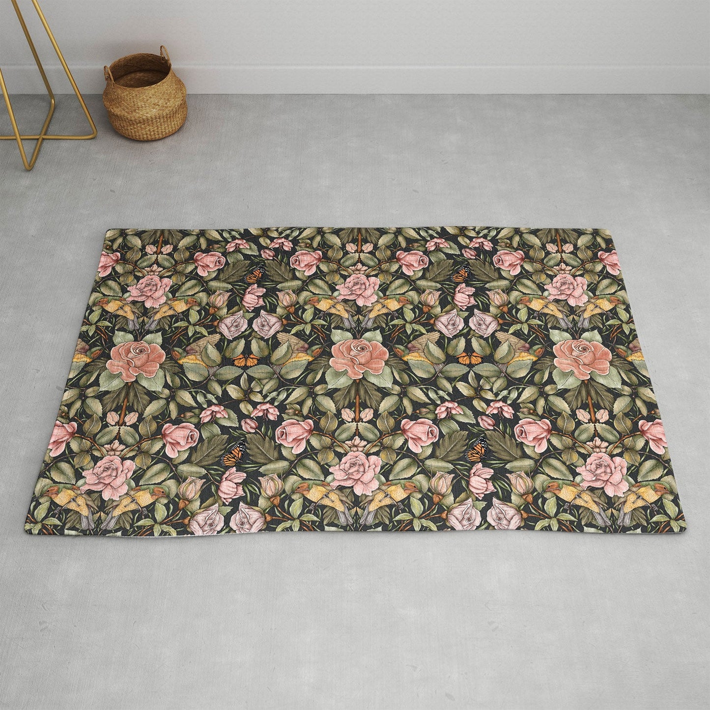 Marta Barragan Camarasa Victorian Garden Beauty Area Rug