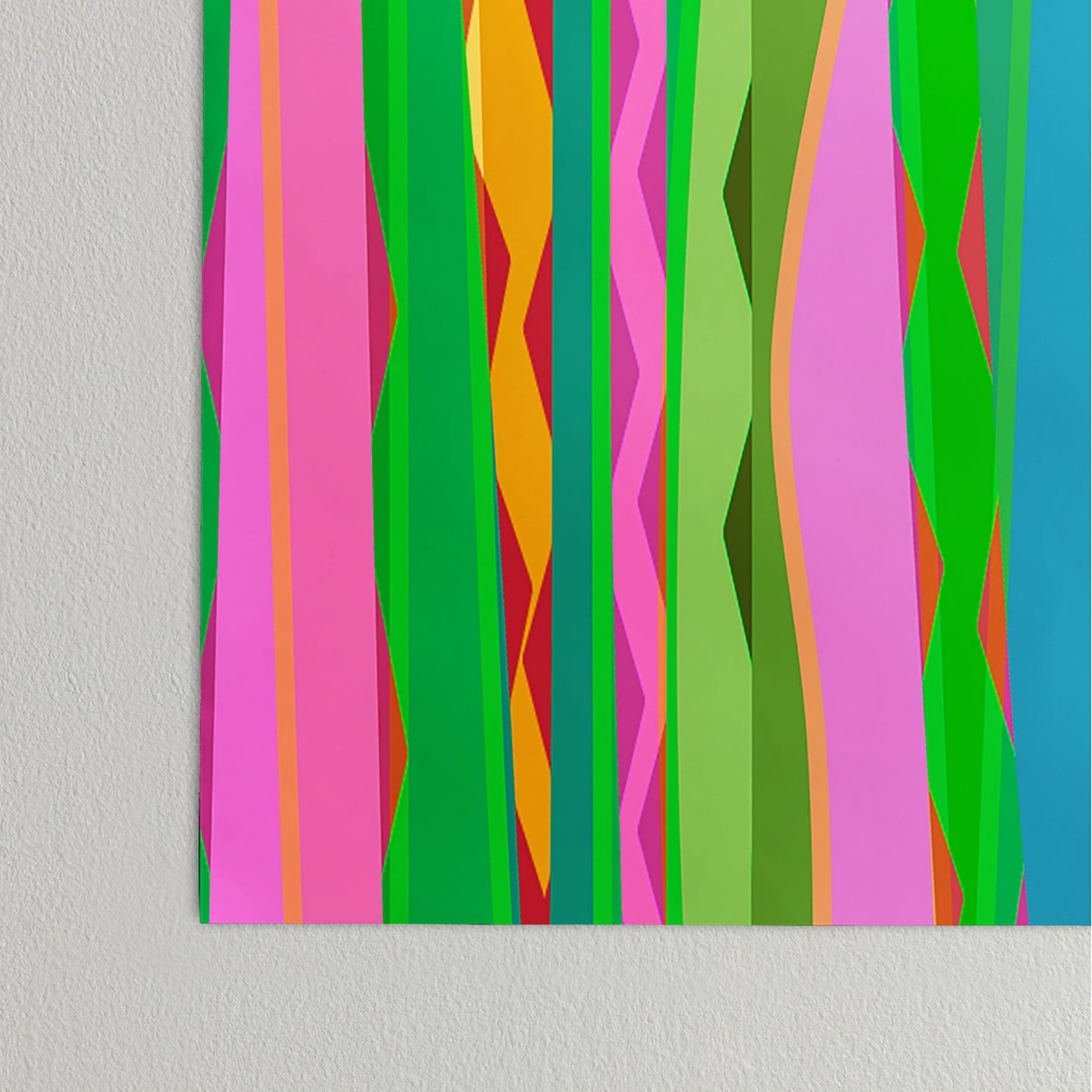 Mirimo Bazaar Brazil Green Poster