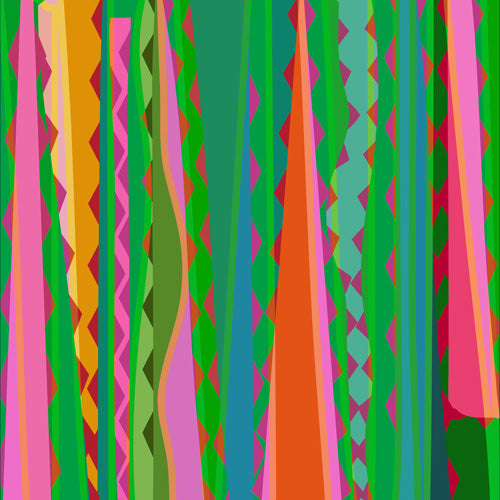 Mirimo Bazaar Brazil Green Shower Curtain