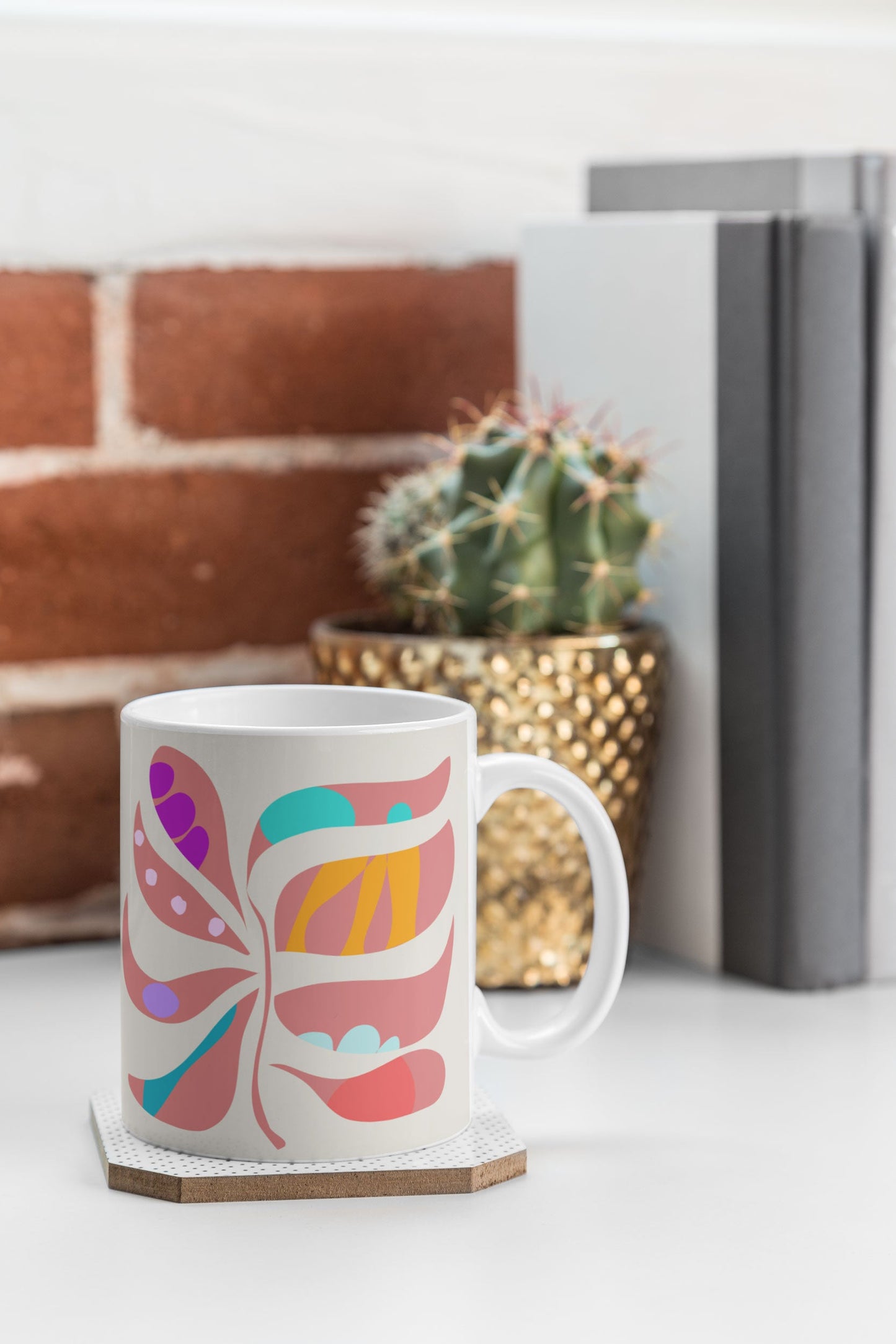 Mirimo Boho Leaf Coffee Mug