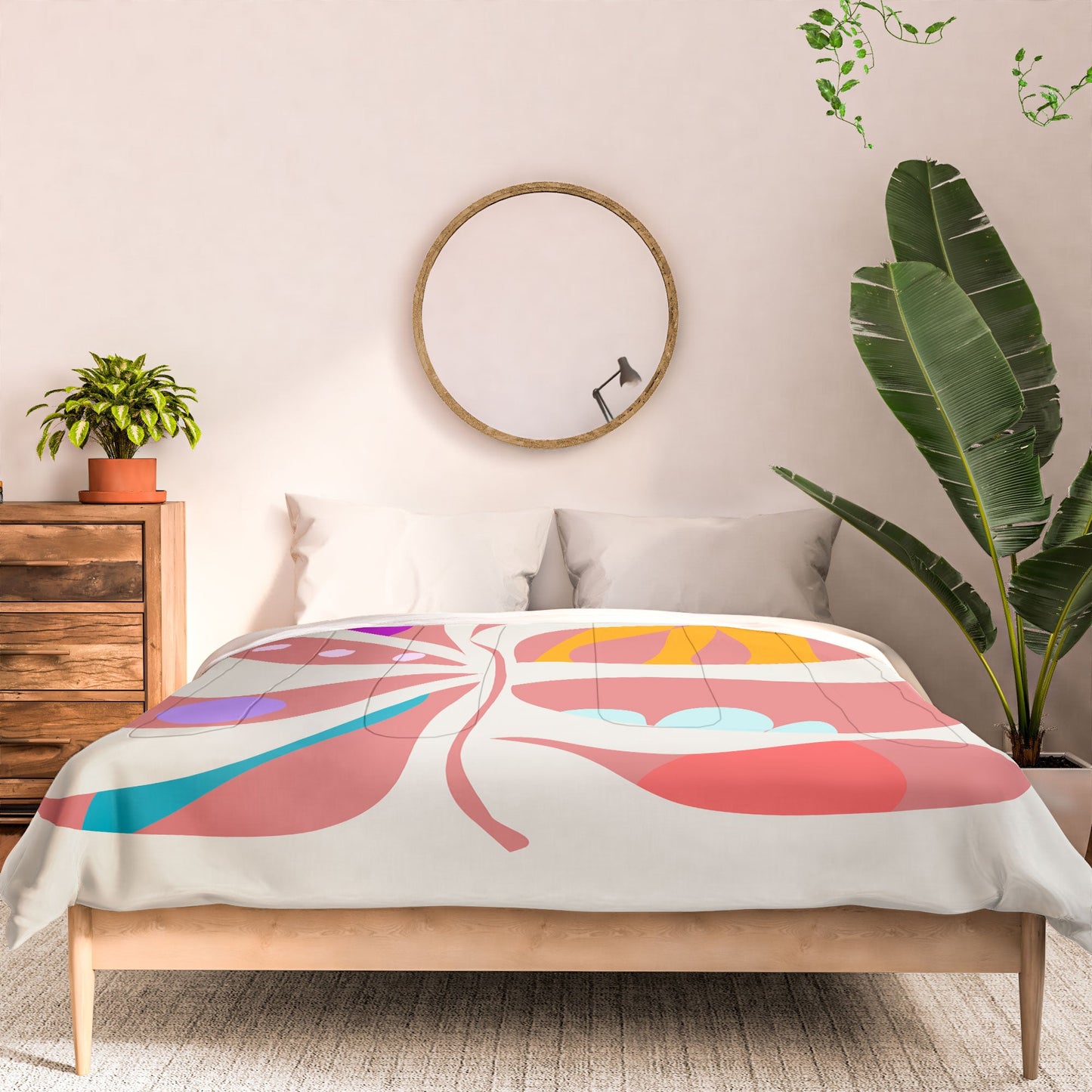 Mirimo Boho Leaf Comforter