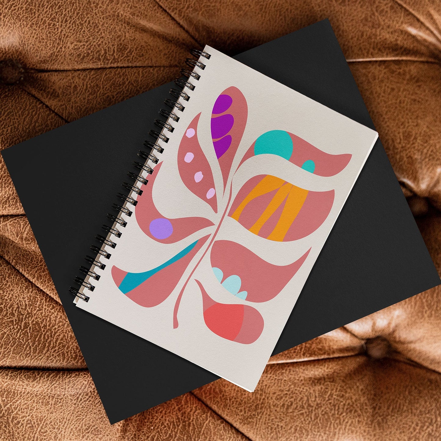 Mirimo Boho Leaf Spiral Notebook