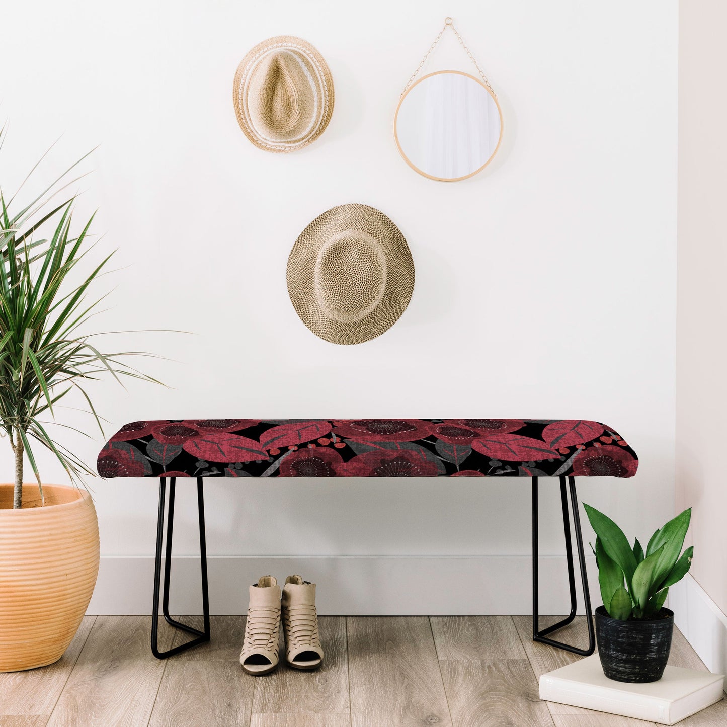 Mirimo Dark Red Romance Bench