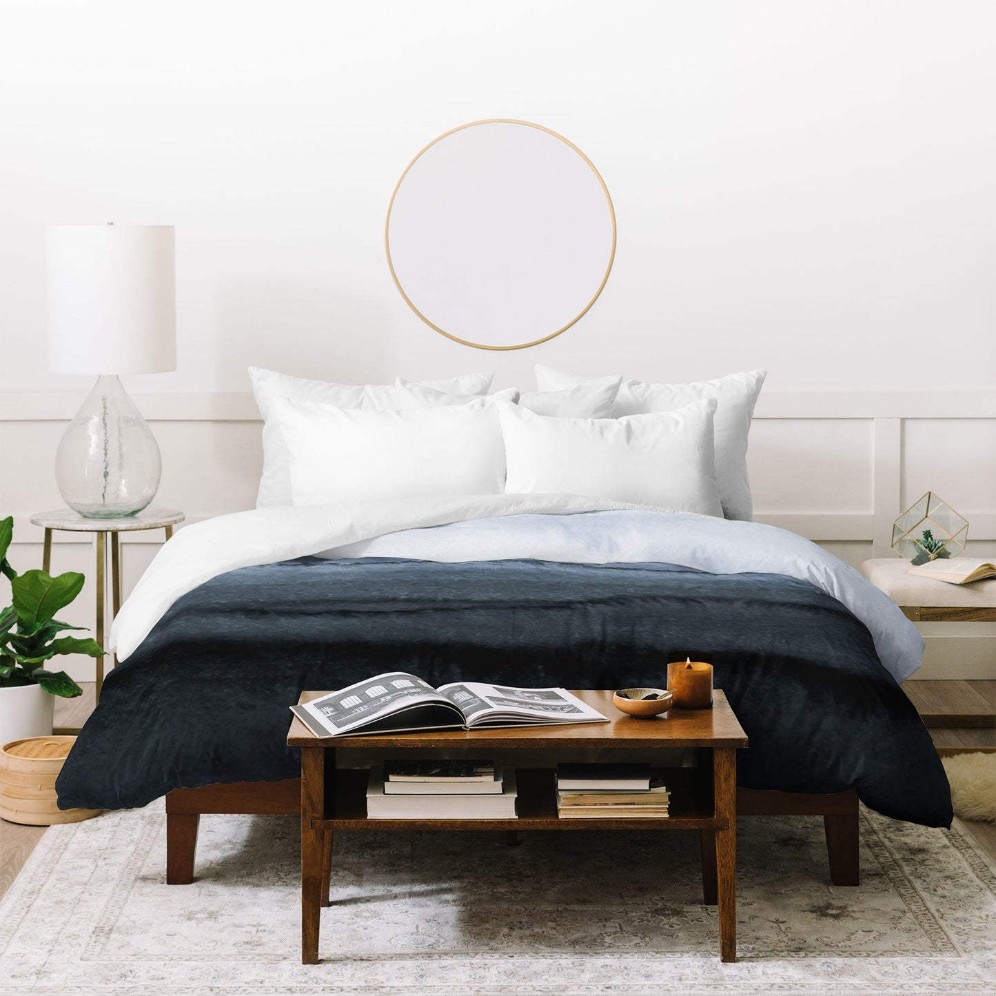Monika Strigel WITHIN THE TIDES STORMY WEATHER GREY Duvet Cover