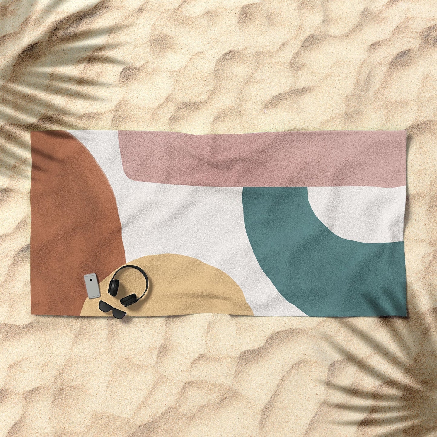 MoonlightPrint Abstract Earth 12 Painted Beach Towel