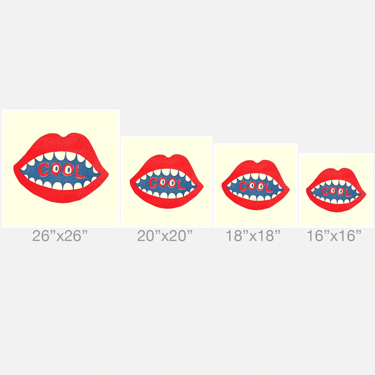 Nick Nelson COOL MOUTH Throw Pillow