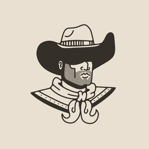 Nick Quintero Faceless Cowboy Shower Curtain