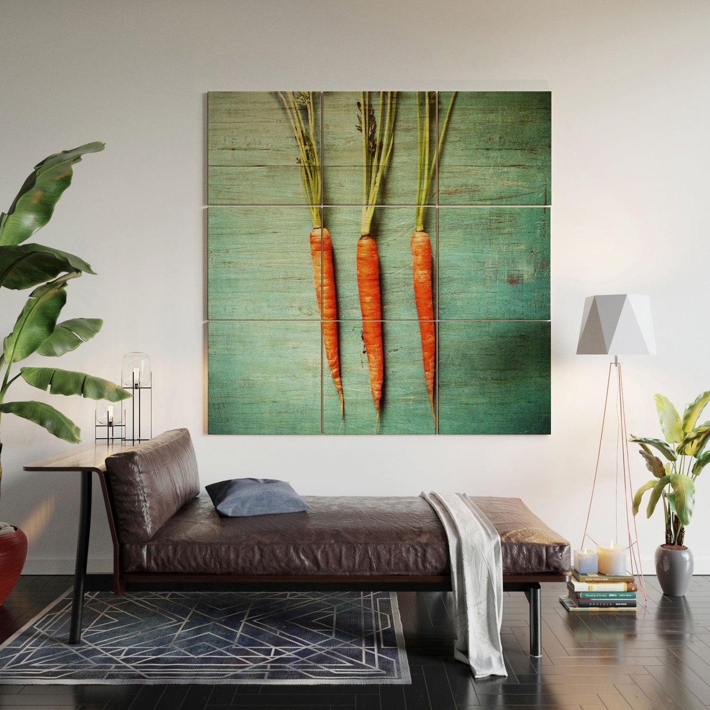 Olivia St Claire Eat Your Vegetables Wood Wall Mural