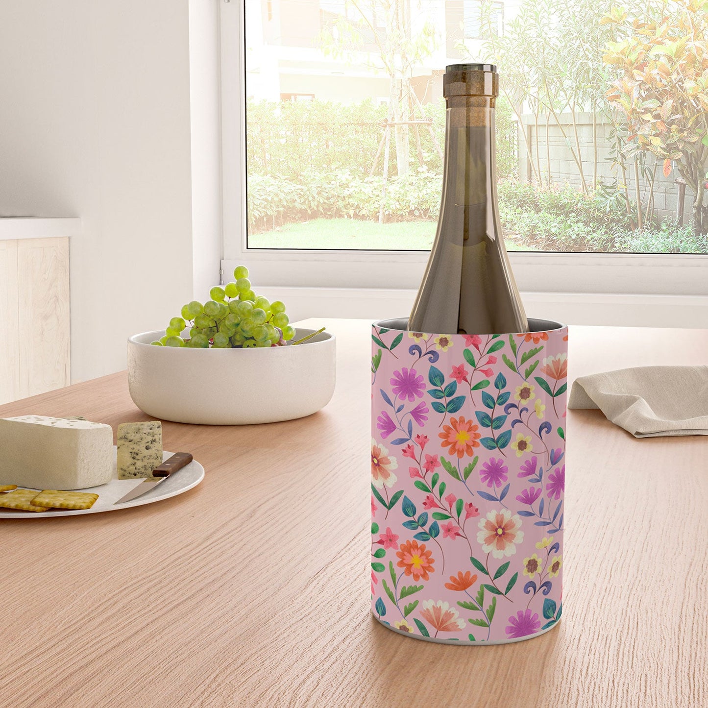 Pimlada Phuapradit Ditsy Floral Pink Wine Chiller