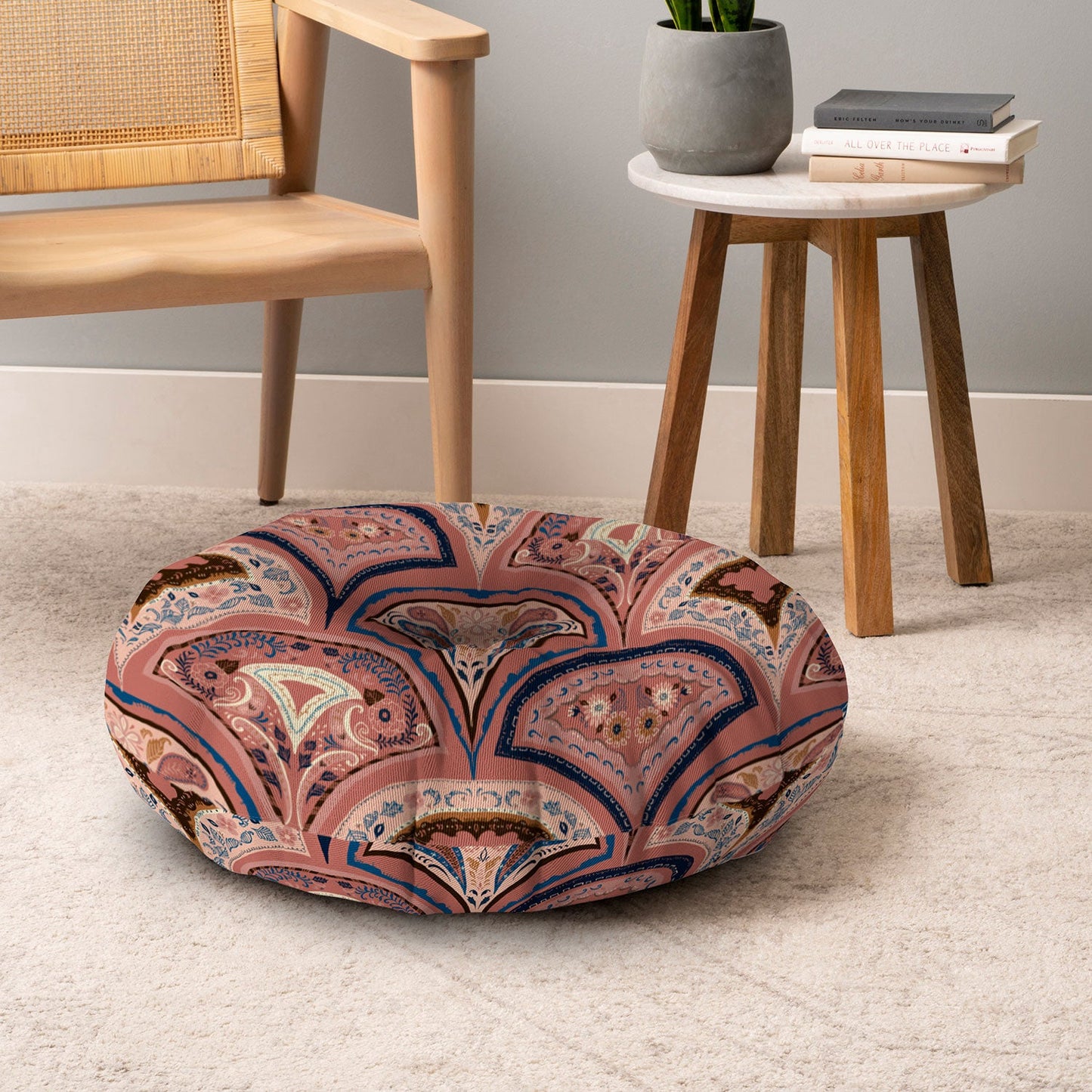 Pimlada Phuapradit Half drop shell shapes Floor Pillow Round