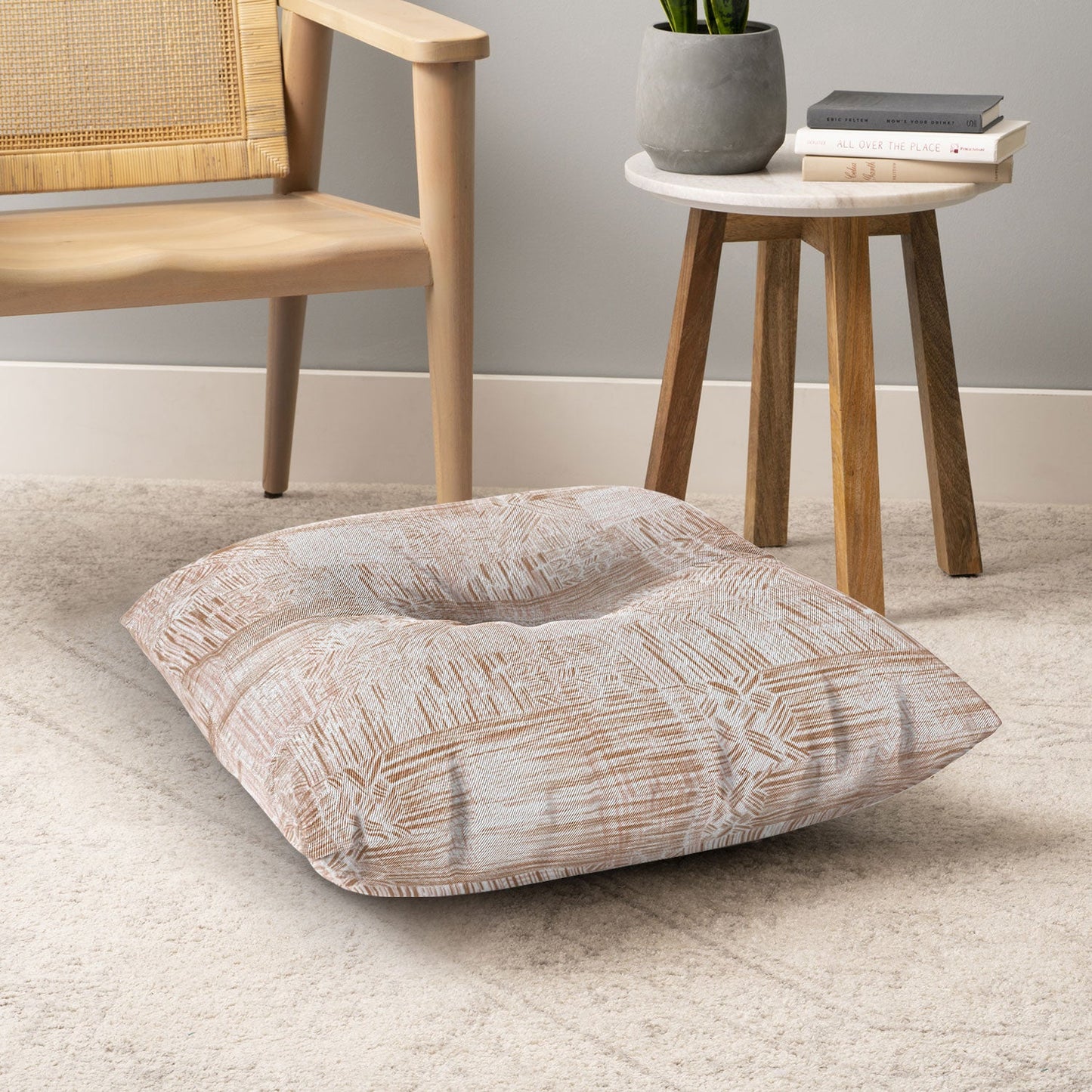 Pimlada Phuapradit woven line Floor Pillow Square