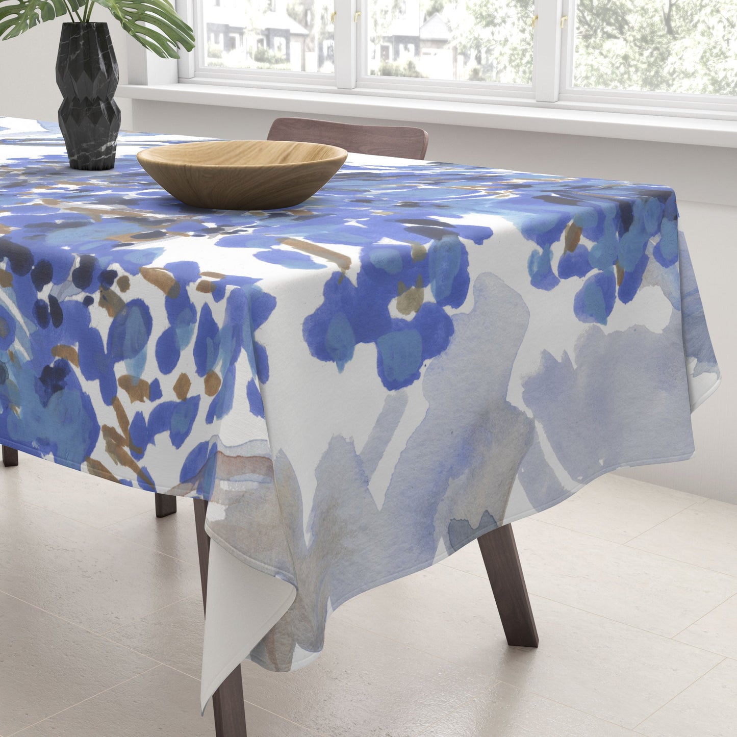 Rachelle Roberts Misty Blue Mountain Tablecloth